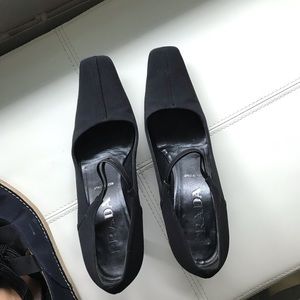 SOLD - Prada square toe Mary Jane